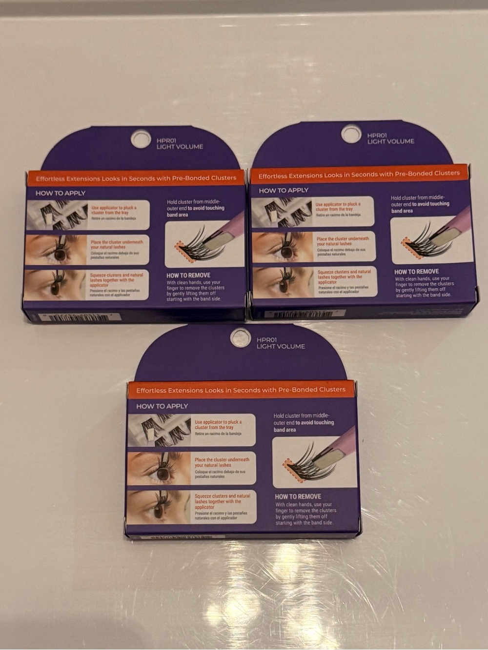 KISS Light Volume Press On Halloween Lash Extensions (Bundle of 3) - Picture 2 of 2